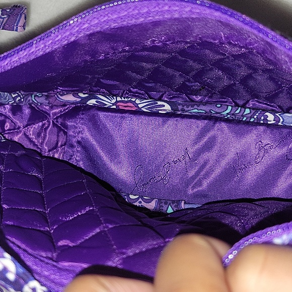 Vera Bradley Lilac Tapestry Little Crossbody - Picture 3 of 8